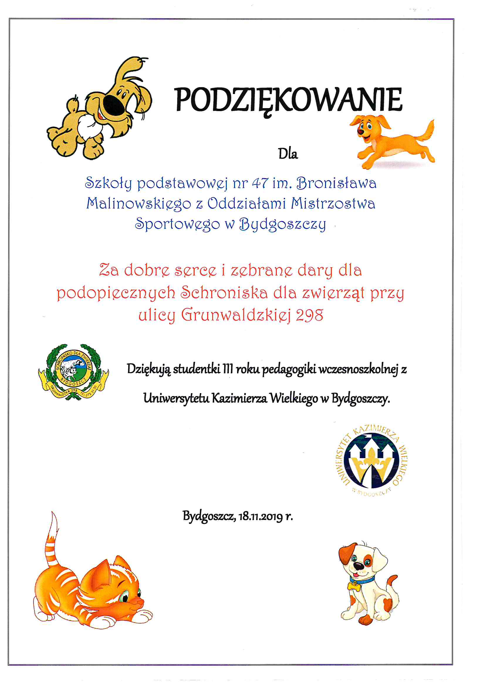 1 [d] - Podziękowanie